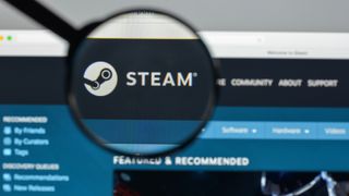 Steam 클라이언트 베타 참여 방법: 돋보기 뒤에 보이는 Steam