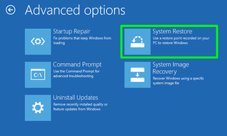 Windows 10에서 시스템 복원을 사용하는 방법 - 고급 시작