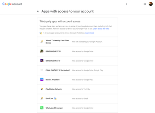 타사 앱에 대한 Google 액세스를 취소하는 방법