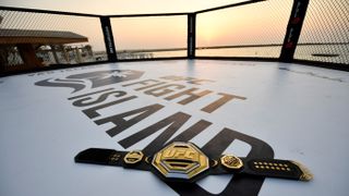 파이트 아일랜드의 UFC 벨트 UFC 옥타곤