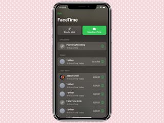 iOS 15에서 웹 링크로 FaceTime 통화를 예약하는 방법