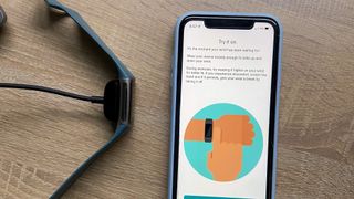 Fitbit Charge 5 설정 프로세스 사진
