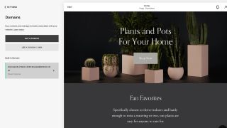 Squarespace의 웹사이트 빌더의 맞춤 도메인 옵션
