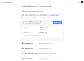 타사 앱에 대한 Google 액세스를 취소하는 방법