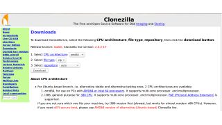 1. Clonezilla 다운로드 및 부트 미디어 준비