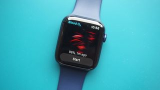 Apple Watch 6 혈중 산소 앱