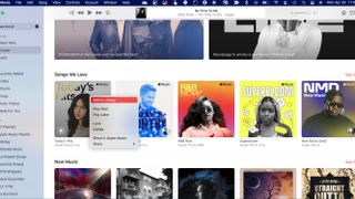 Apple Music 재생 목록 옵션