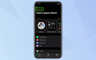 Apple Watch를 재설정하는 방법 - 앱 실행