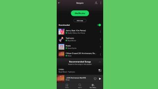 Spotify 3단계에서 노래를 다운로드하는 방법: 라이브러리에서 다운로드한 노래 재생