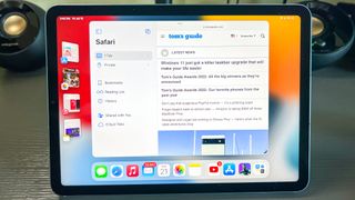 iPadOS 16의 스테이지 매니저