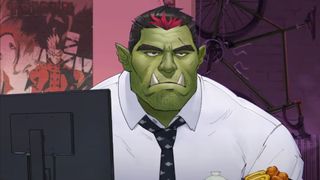 일반적인 채팅 설정의 Randon Channel AKA The Orc Salaryman