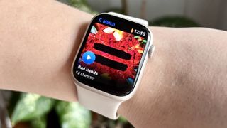 Apple Watch 샤잠 노래 레이블