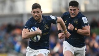 하이네켄 챔피언스 컵 동안 Leinster의 Ross Byrne