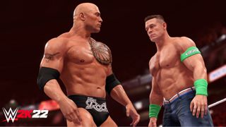 WWE 2K22 명단에는 The Rock 및 John Cena와 같은 전설이 포함됩니다.