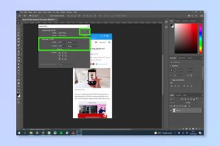 Adobe Photoshop에서 배경을 추가하는 데 필요한 단계를 보여주는 스크린샷